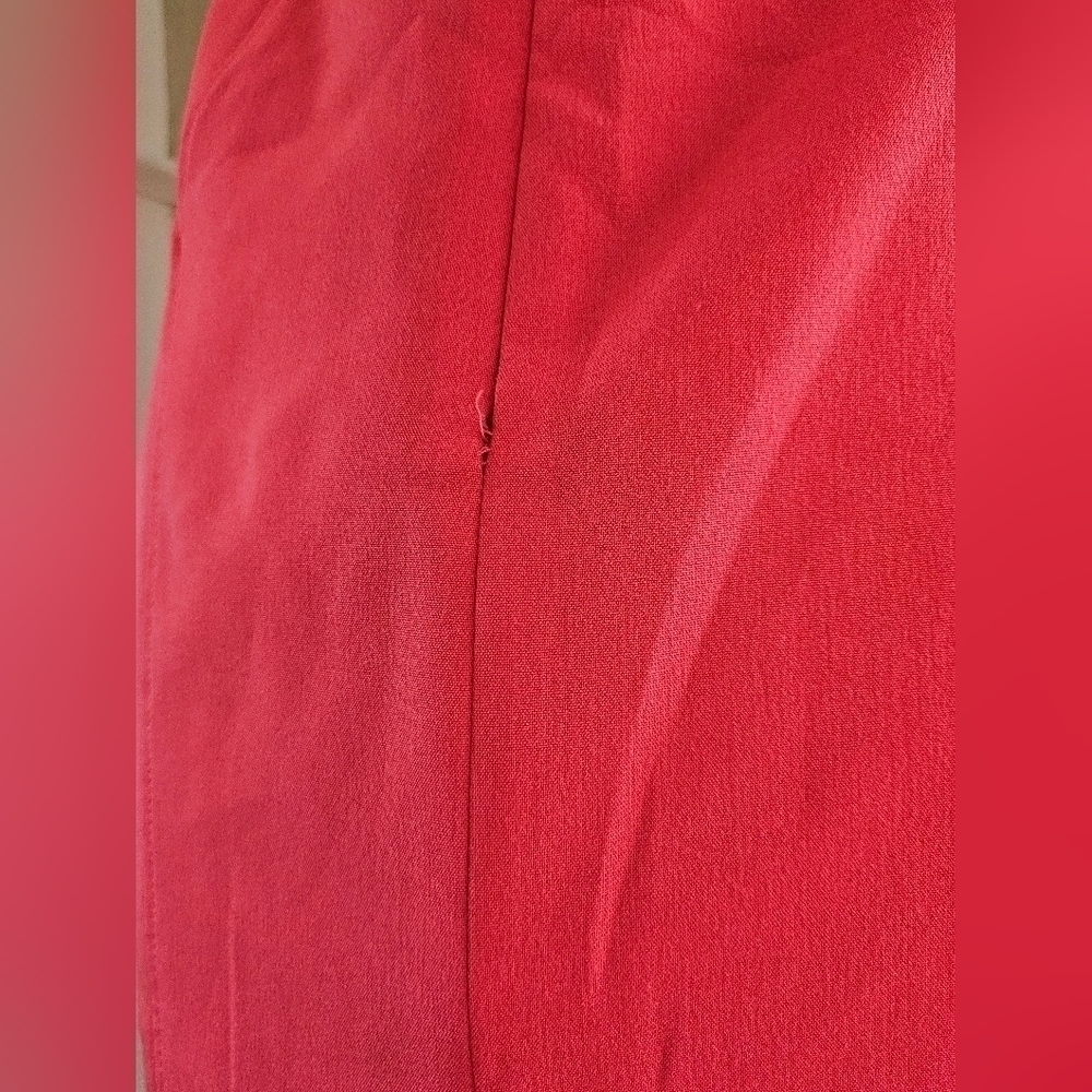 Black Label by Evan-Picone Reddish Pink Shift Sleeveless Dress-Size 6 - Picture 7 of 8
